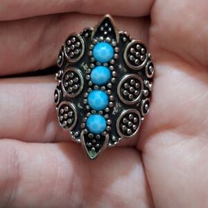 Bohemian Style Ring Size 8